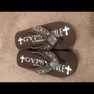 Gypsy Soule flip flops